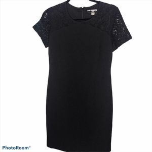 Karl Lagerfeld Black Lace Dress 4